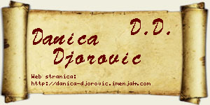 Danica Đorović vizit kartica